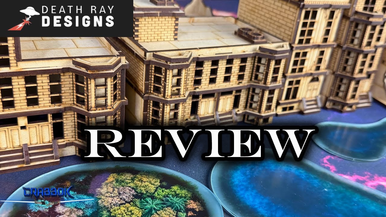 Destructible Terrain!   4 Piece Burroughs Review - New AO Terrain from Death Ray Designs!