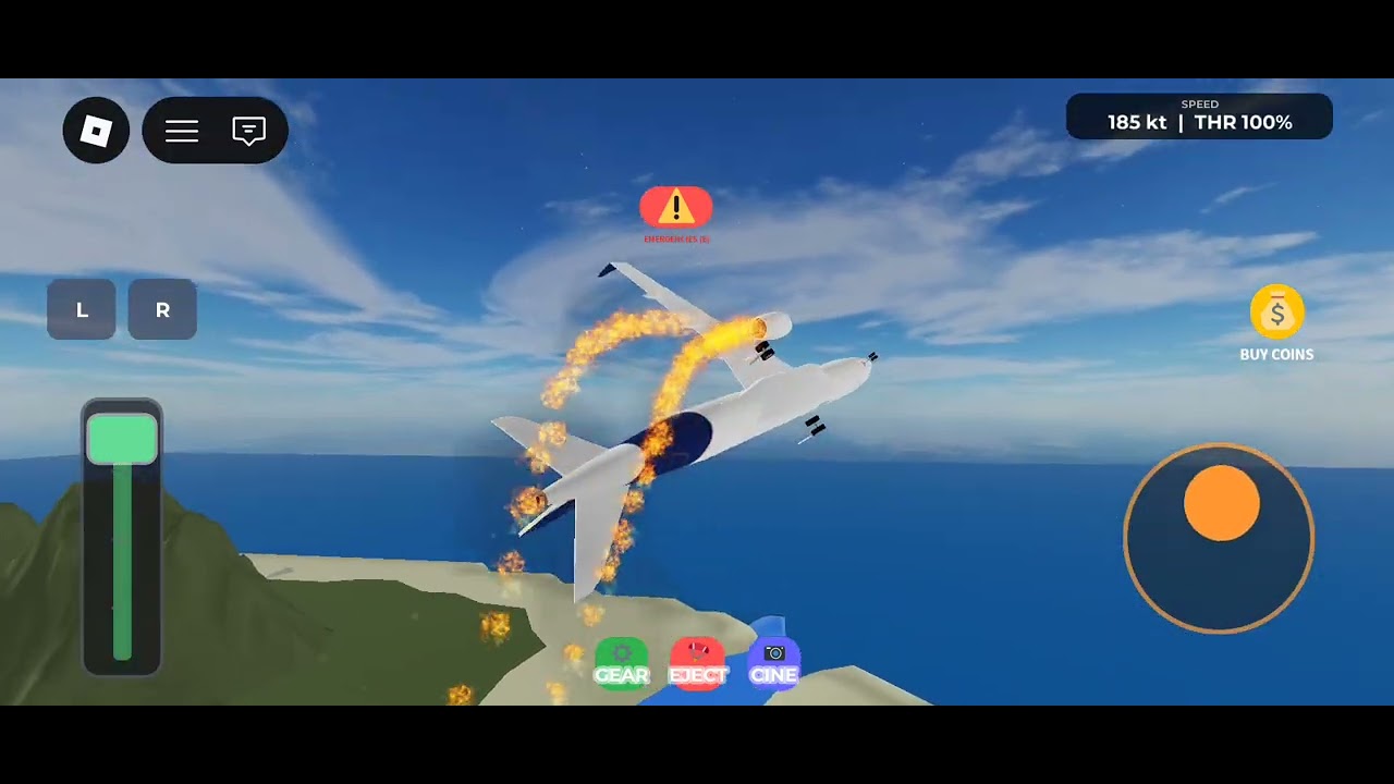 Nome do jogo plane crash simulador 