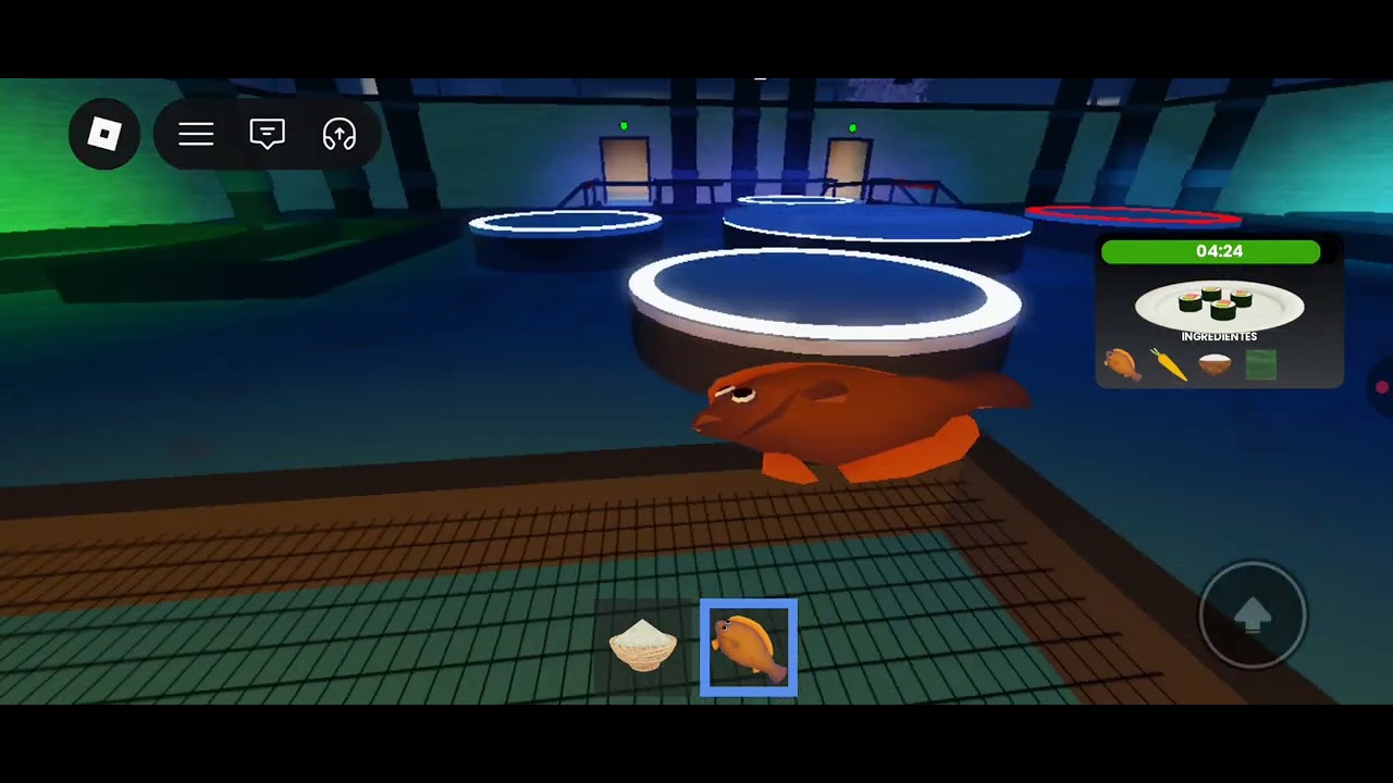 Finalmente ganhando o jogo do sushi