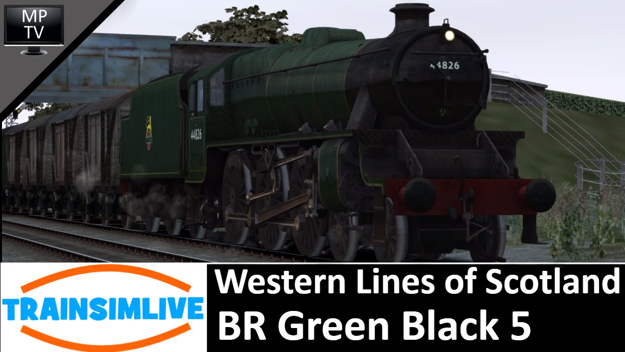MattPlaysTV@1080P - Train Simulator - Western Lines of Scotland, BR Green Black 5