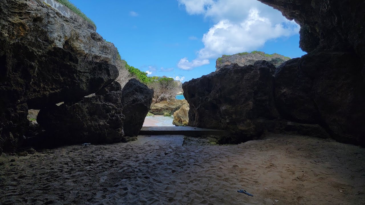October 05, 2024 - Crane Beach Too & It's Cave with J (Barbados 4k)