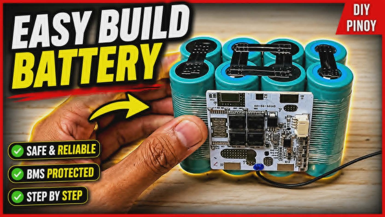 DIY LiFePO4 Motorcycle Battery Assembly Guide | 8AH for 150 to160cc