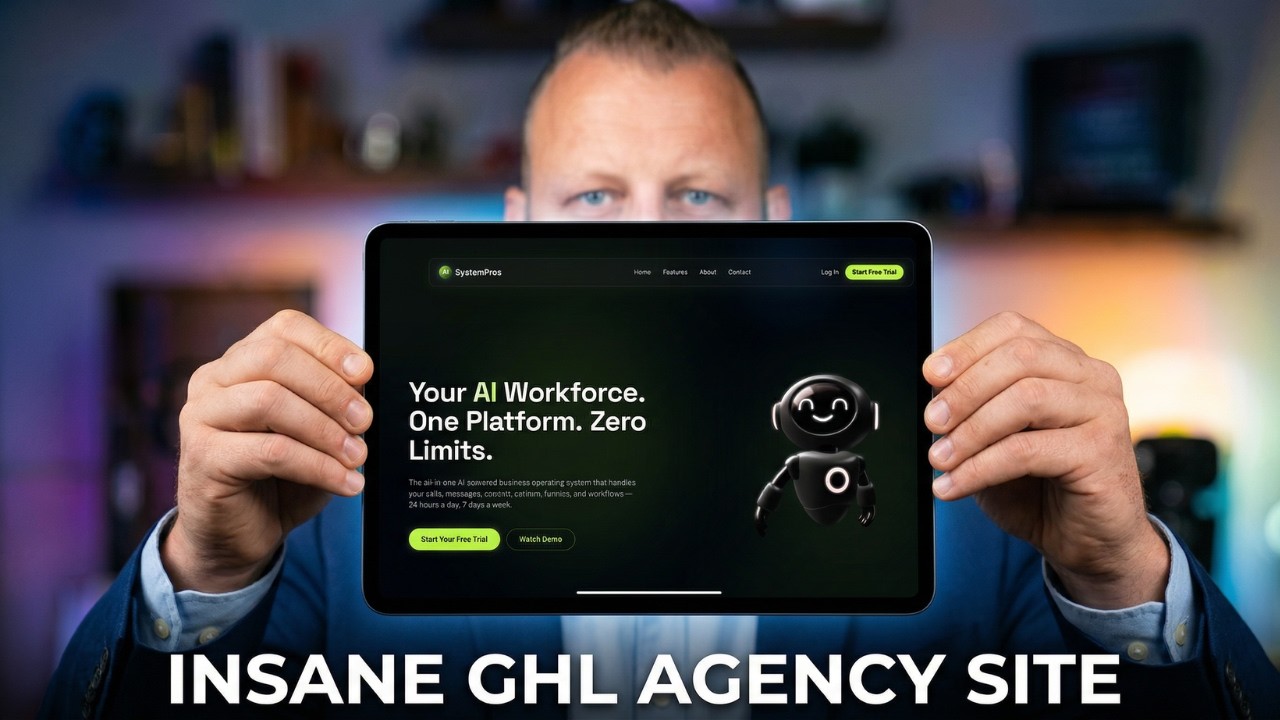 I Built a Premium GoHighLevel White-Label Website with 3D (Step-by-Step)