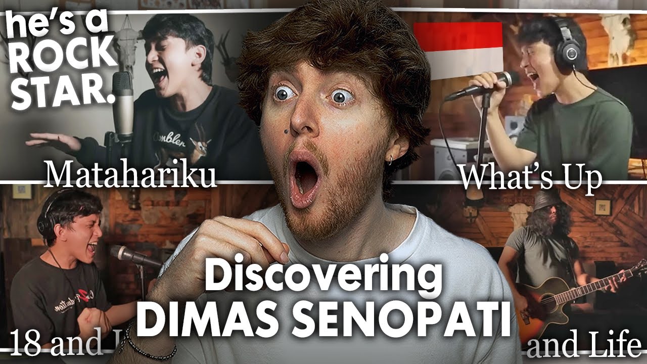 DISCOVERING DIMAS SENOPATI! (Matahariku, What's Up, 18 and Life | Reaction)