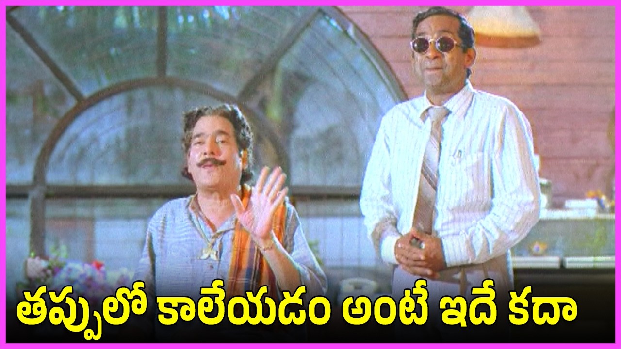 తప్పులో కాలేయడం అంటే ఇదే కదా - Rao Gopal Rao, Brahmanandam, Rajendra Prasad Superb Comedy Scenes
