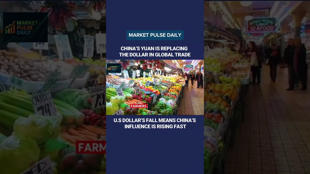 China's Yuan is replacing the Dollar in global trade