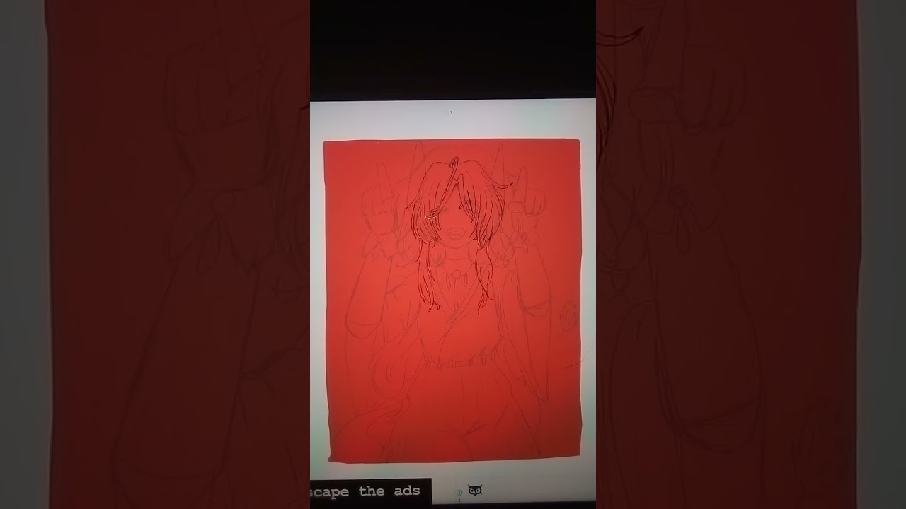 English and español video drawing(dibujando) comenten para la otra parte los espero 