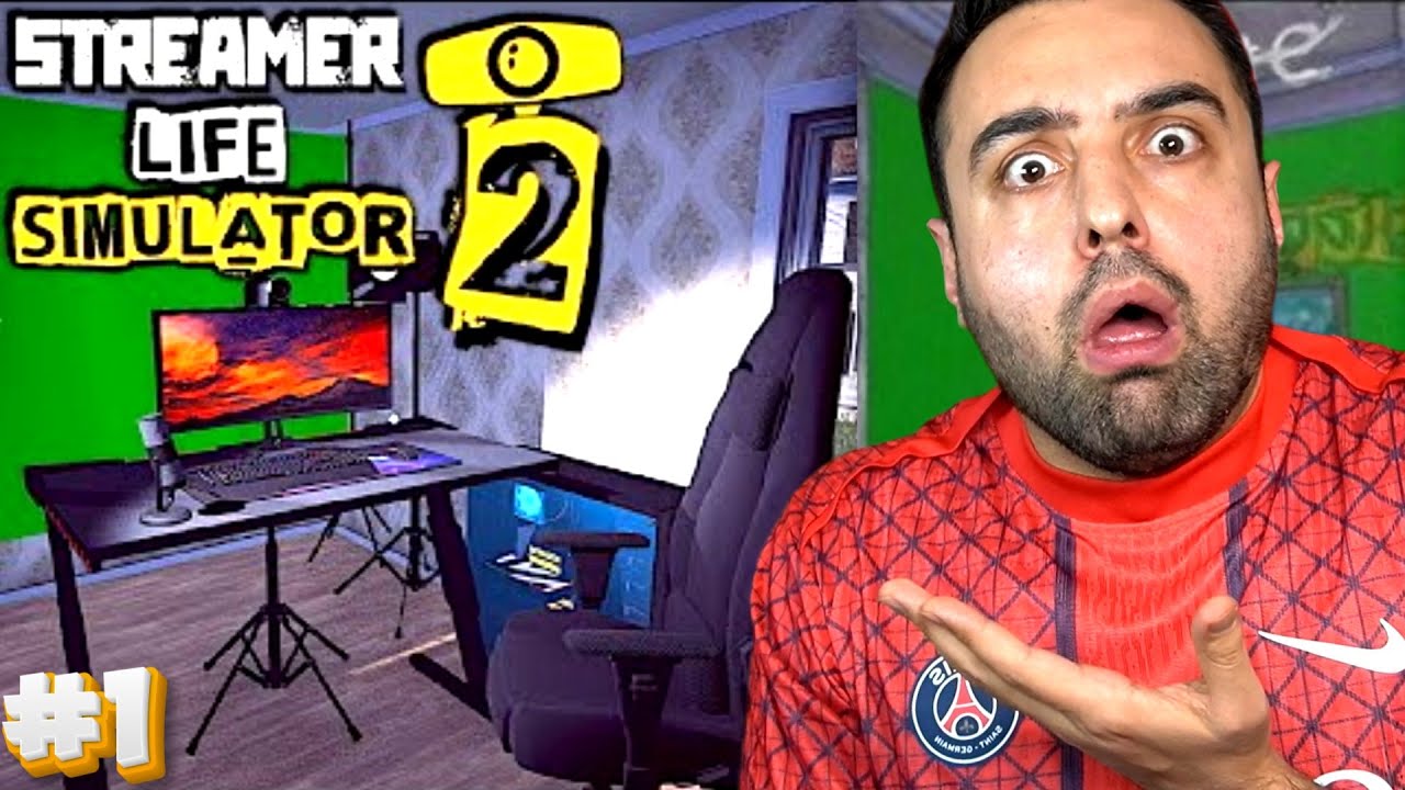 BAŞLIYORUZ ! ŞUAN DÜNYANIN EN KÖTÜ YAYINCISIYIM 😔 STREAMER LİFE SİMULATOR 2 ! 1.BÖLÜM