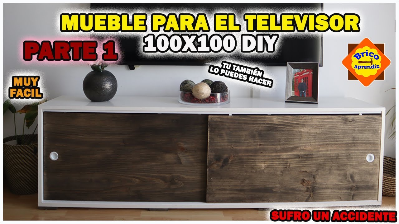 C&oacute;mo hacer un rack mueble para el televisor moderno y original &ndash; parte 1