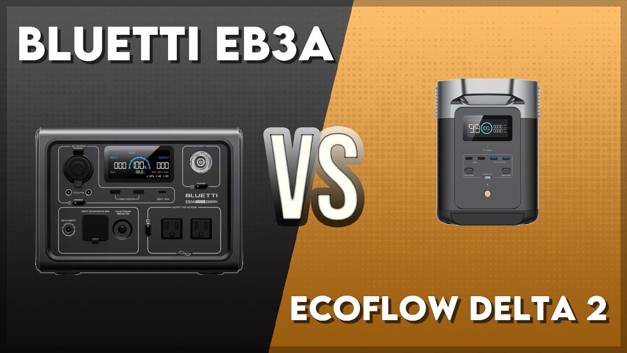 Bluetti EB3A vs EcoFlow Delta 2 Technical Comparison