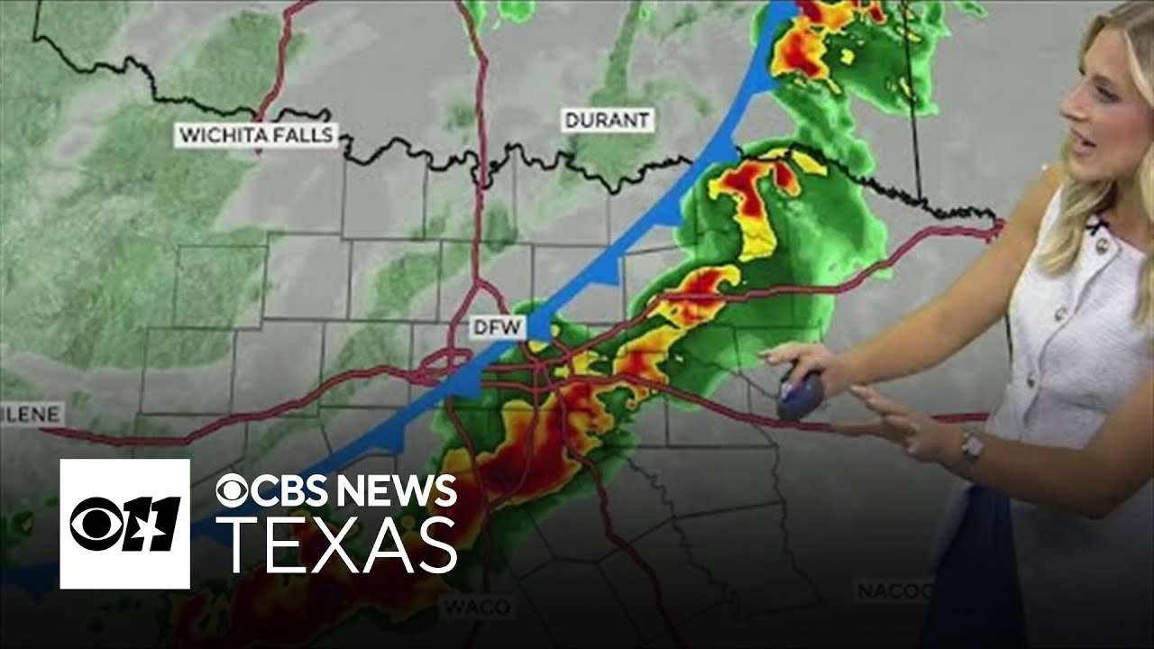 Strong storms forming across counties west and northwest of DFW metroplex