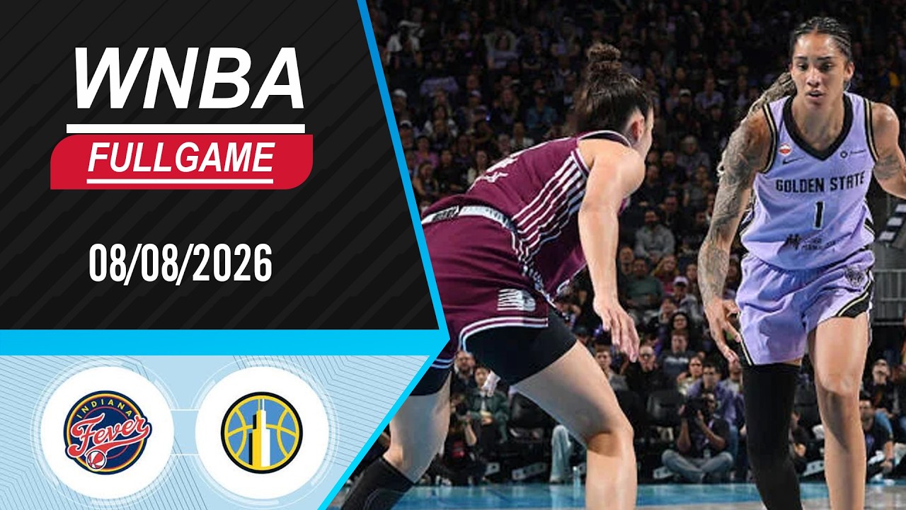 Индиана Фивер против Чикаго Скай, полный матч, 8 августа 2026 г. | WNBA 2026