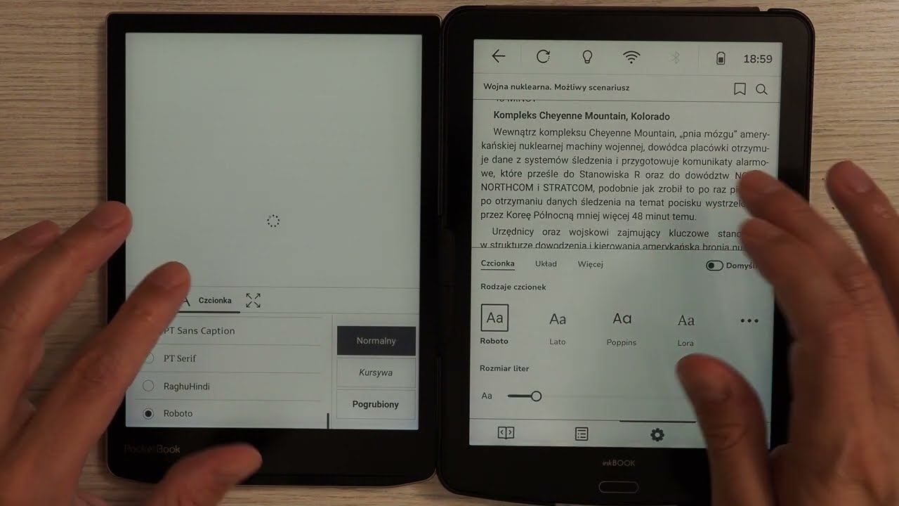 Porównanie czytników PocketBook InkPad 4 oraz inkBOOK Focus Plus