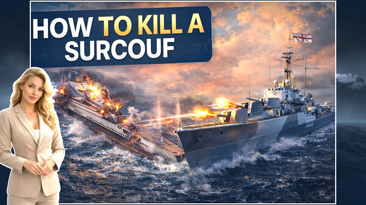 How to Kill a Surcouf (Before It Kills You) World of Warships / Druid