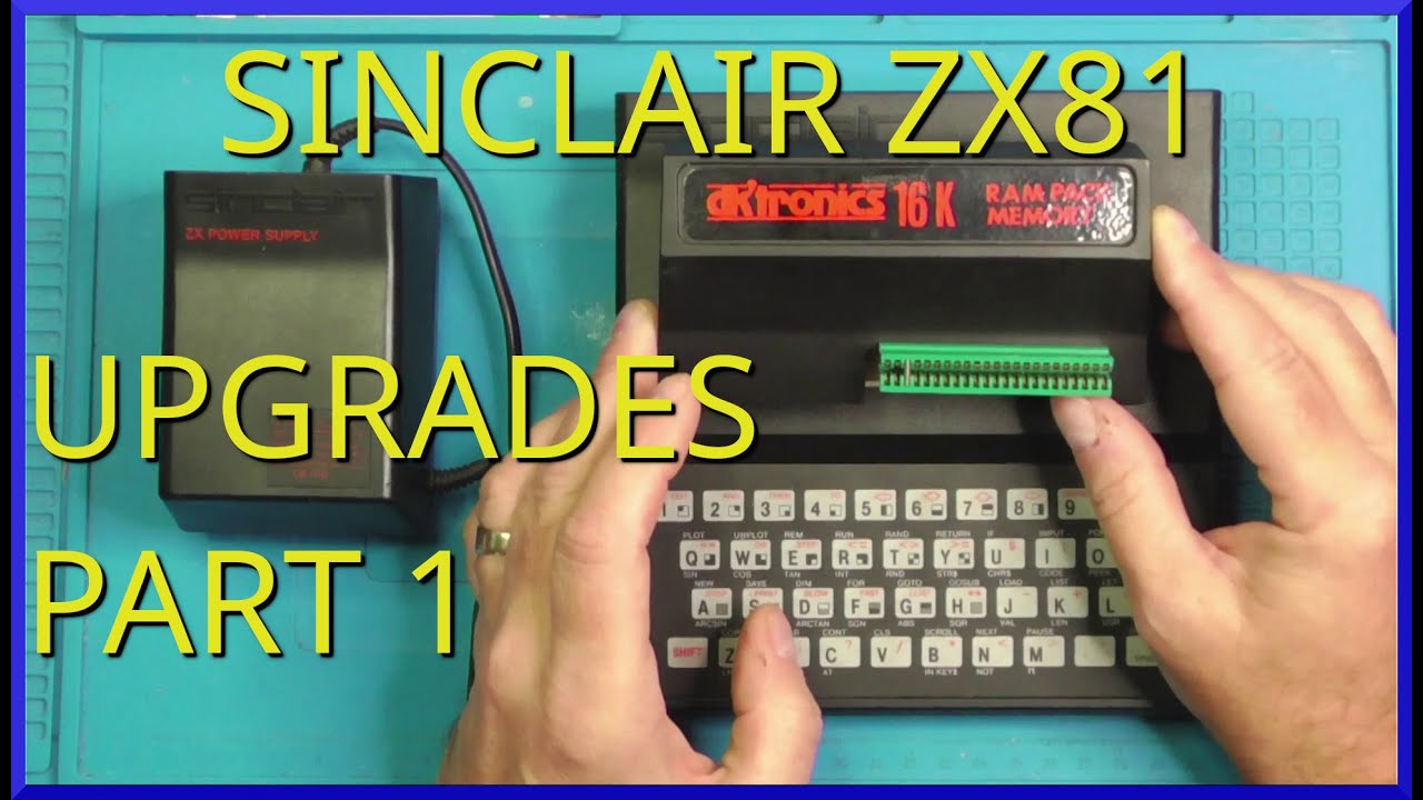 Модернизация Sinclair ZX81. Композитный мод, 16 КБ встроенной памяти. Часть 1