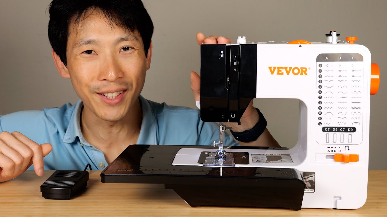 How to Use a Sewing Machine with a Vevor Sewing Machine