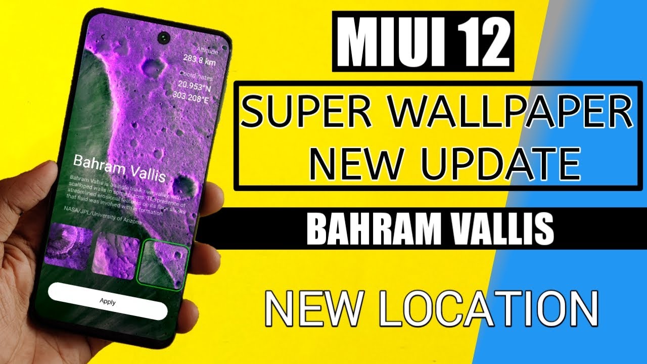 MIUI 12 New Super Wallpaper Update New Location Add |  MIUI 12 Super Wallpaper