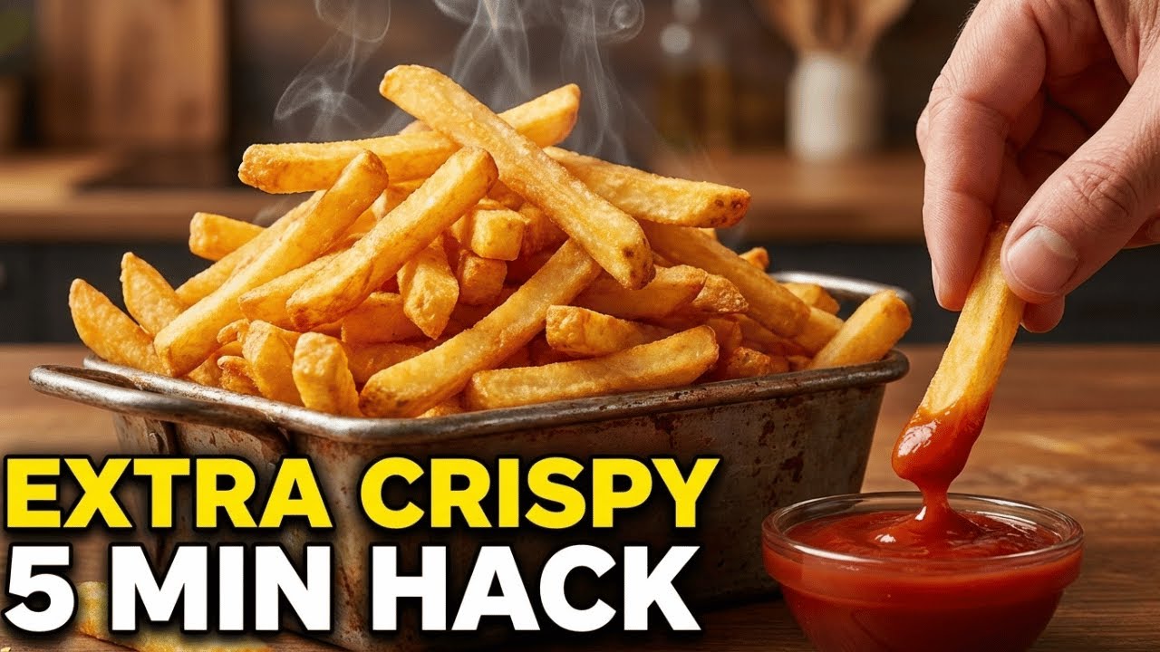 Why are your French Fries SOGGY? Try this 1-ingredient hack!