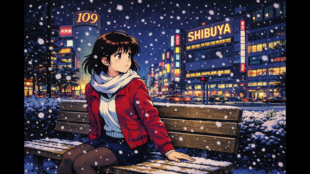 Neon City Nights - 渋谷の風とファーストキス   ( Melancholic City Pop )