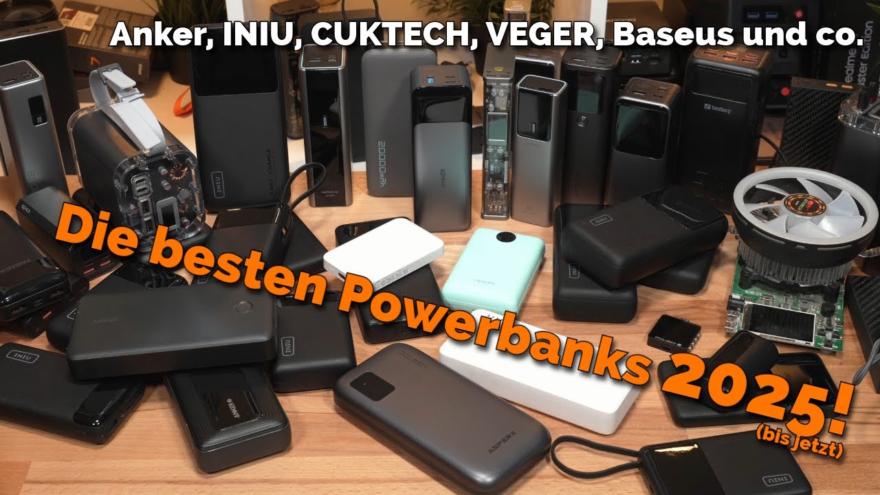 Die besten Powerbanks 2025! Über 200 Modelle getestet