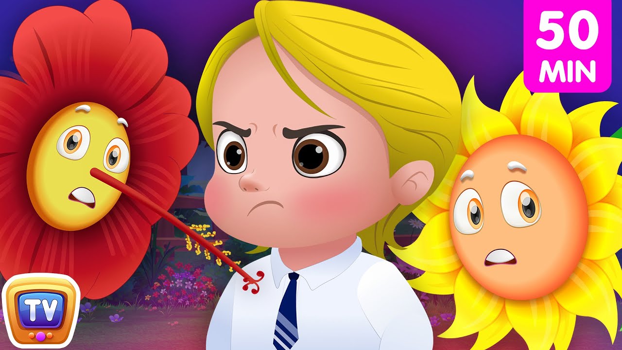 Pinky, The Proud Petunia + More Good Habits Bedtime Stories & Moral Stories for Kids - ChuChuTV