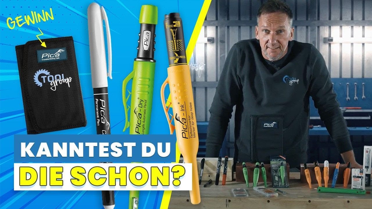 PICA-MARKER - DAMIT lässt sich wirklich alles MARKIEREN – Das Sortiment von PICA! || ToolGroup