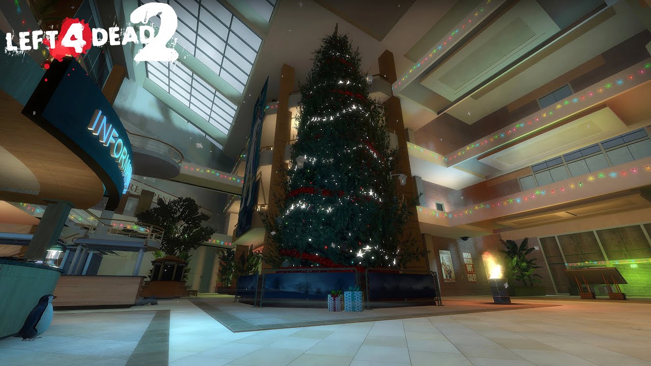 Map Dead Center Christmas Edition - GIÁNG SINH GẶP ÔNG GIÀ NOEL PHÁT QUÀ=) Left 4 Dead 2 Coop #61