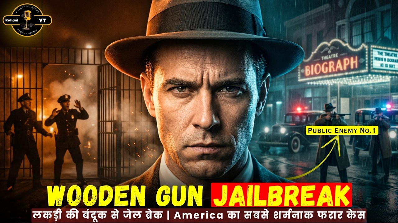 DILLINGER JAILBREAK MYSTERY | लकड़ी की बंदूक से जेल ब्रेक  | America का सबसे शर्मनाक फरार केस