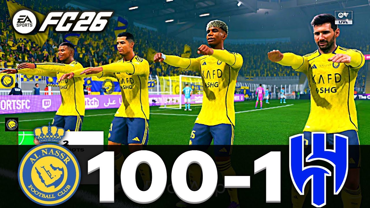 FIFA 26 — МЕССИ, РОНАЛДУ, МБАППЕ, НЕЙМАР, ВСЕ ЗВЕЗДЫ | АЛЬ-НАССР 100-1 МАНЧЕСТЕР Юнайтед