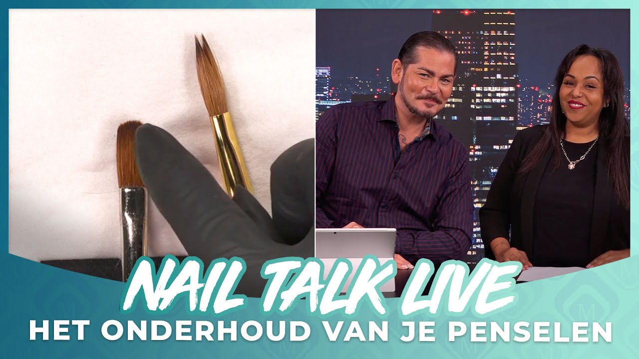 Het onderhoud van je penselen - Nail Talk Live