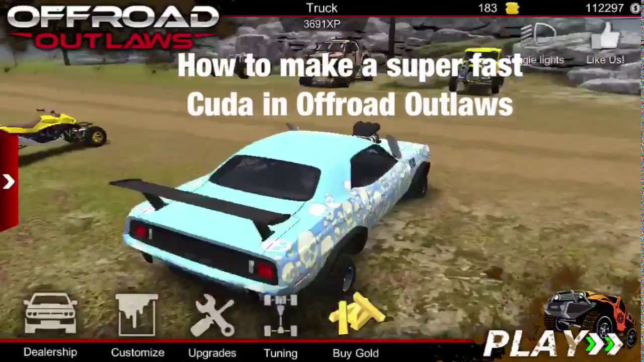 How to make a super fast Cuda. (Offroad Outlaws Part 1)