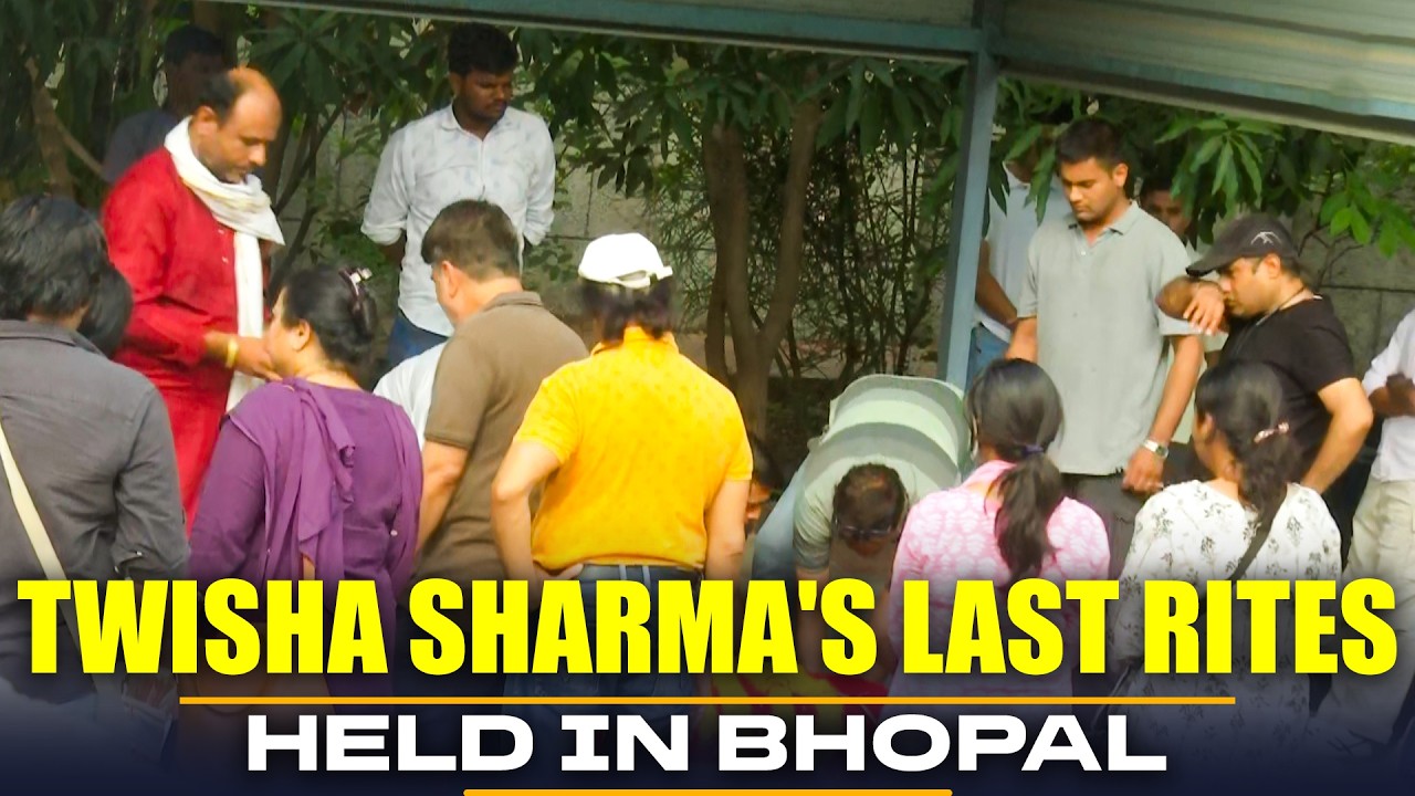 Twisha Sharma death case: After 12 days, Twisha&rsquo;s last rites held in Bhopal MP I Twisha Sharma News