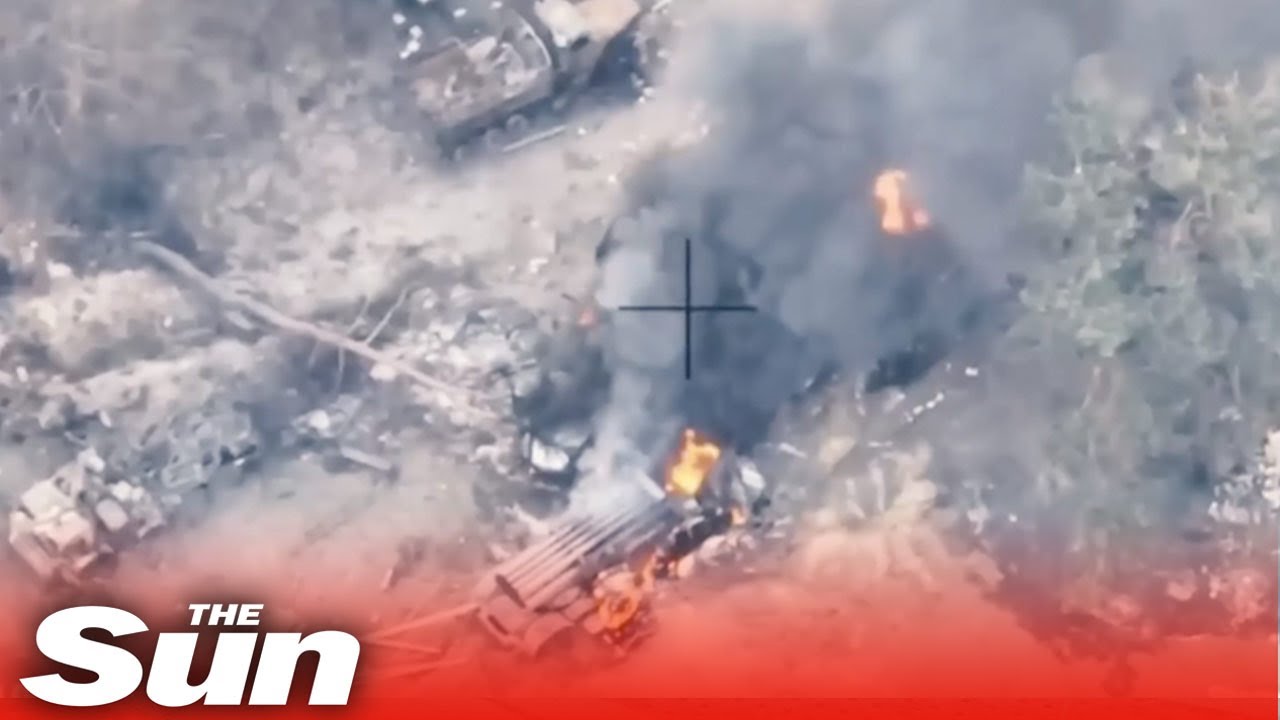 Ukrainian special forces wipe out Russian multiple rocket systems