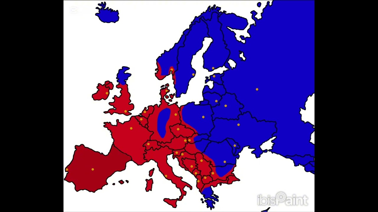 Samuelist Invasion of Europe:mapped
