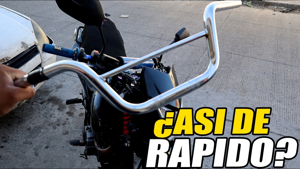 COMO CAMBIAR EL MANUBRIO DE TU MOTO FACIL Y RAPIDO