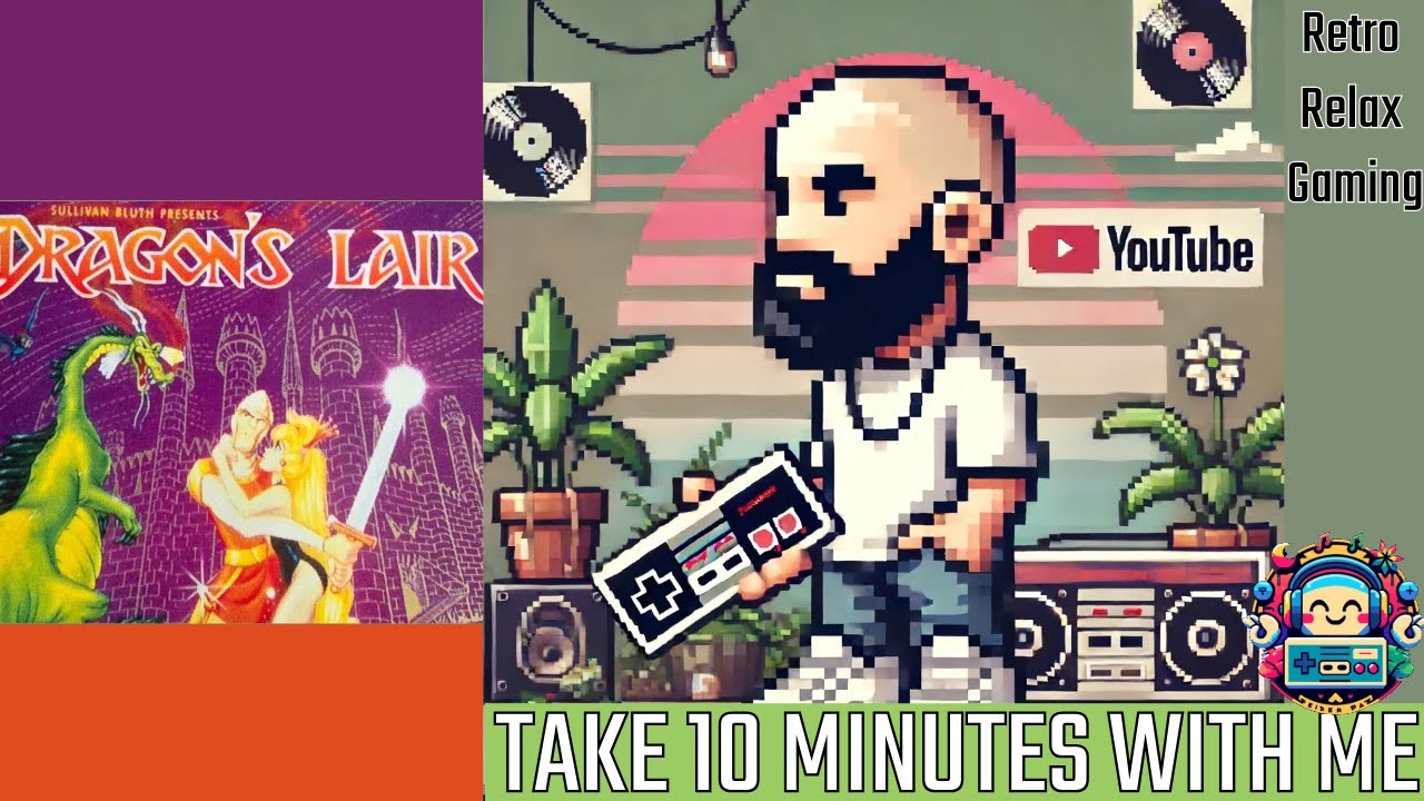 Super Nintendo SNES Dragon's Lair (Take 10 Minutes with me gaming) #lofi #chillhop
