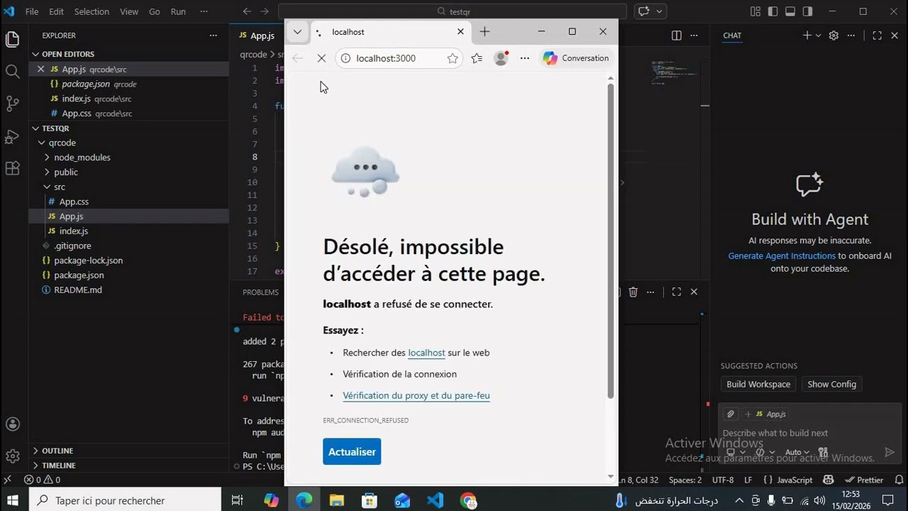 Generate QR CODE  React js| ReactJS Project|