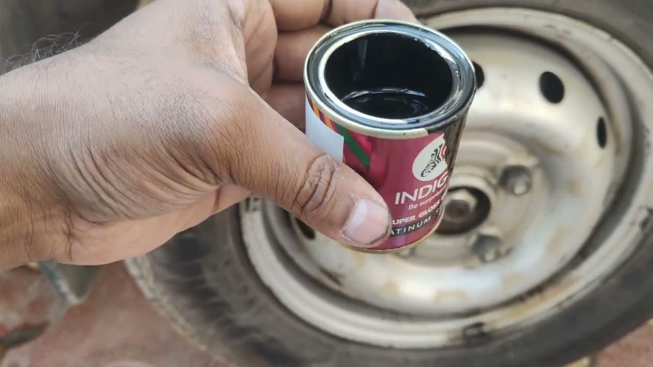 Change Silver wheel to Black alloy in Alto car