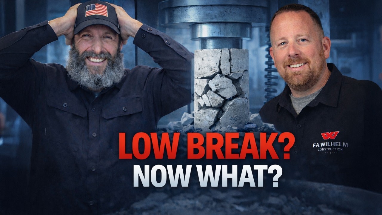 Low Concrete Break? Do This Immediately.