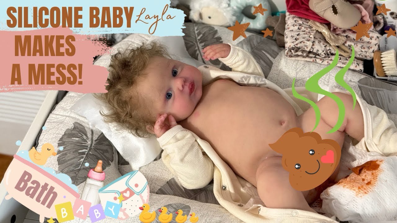 Silicone Baby Doll Feeding 🍼 Changing and Bath 🛁 | #siliconebaby #reborn #thedollsarentreal