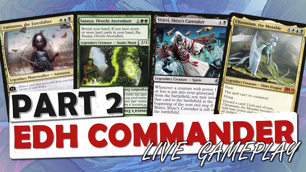 Wednesday Night Live 1 | Part 2 | MTG EDH | Commander Gameplay