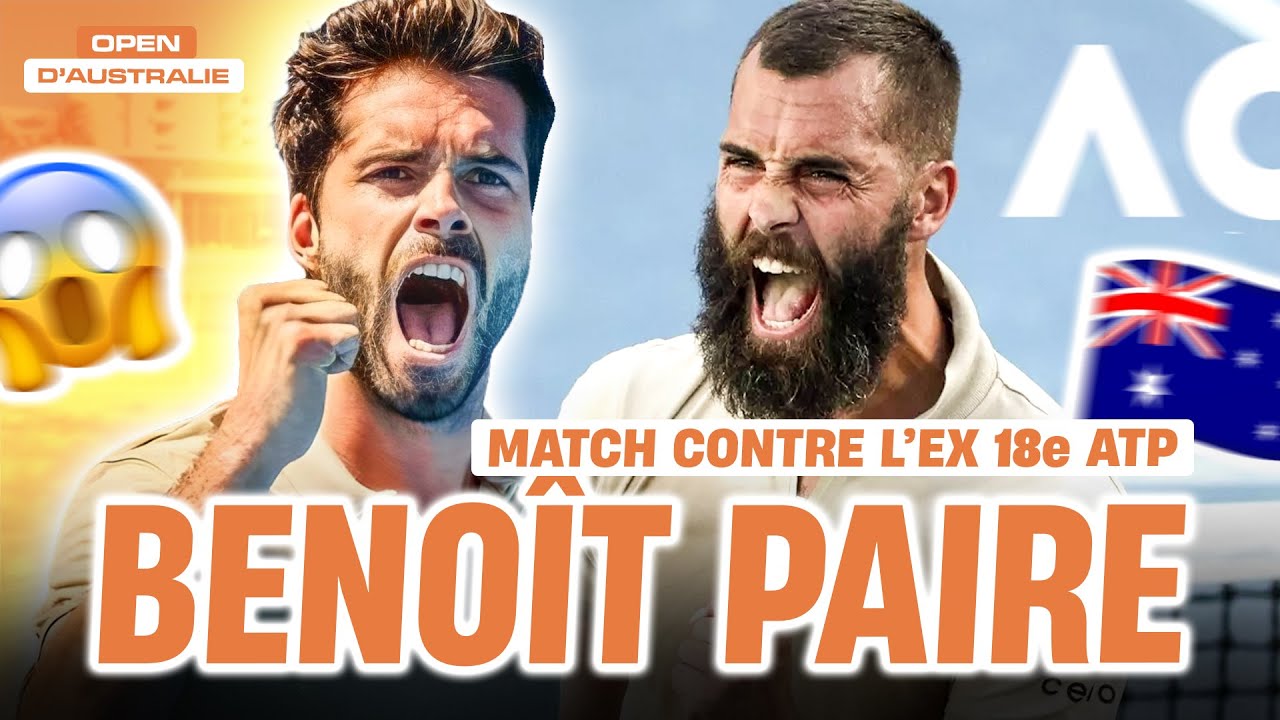 Match contre Benoît Paire au 1er tour des Qualifs de l'Australian Open !