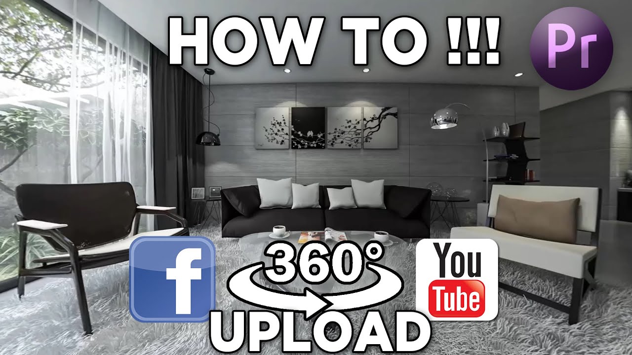 How to Upload 360 Video & Image on Facebook and Youtube VR  _ Convert image to video in Premiere Pro