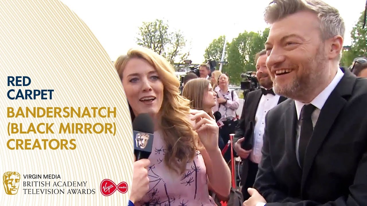Charlie Brooker & Annabel Jones on Making Bandersnatch (Black Mirror) BAFTA TV Awards 2019