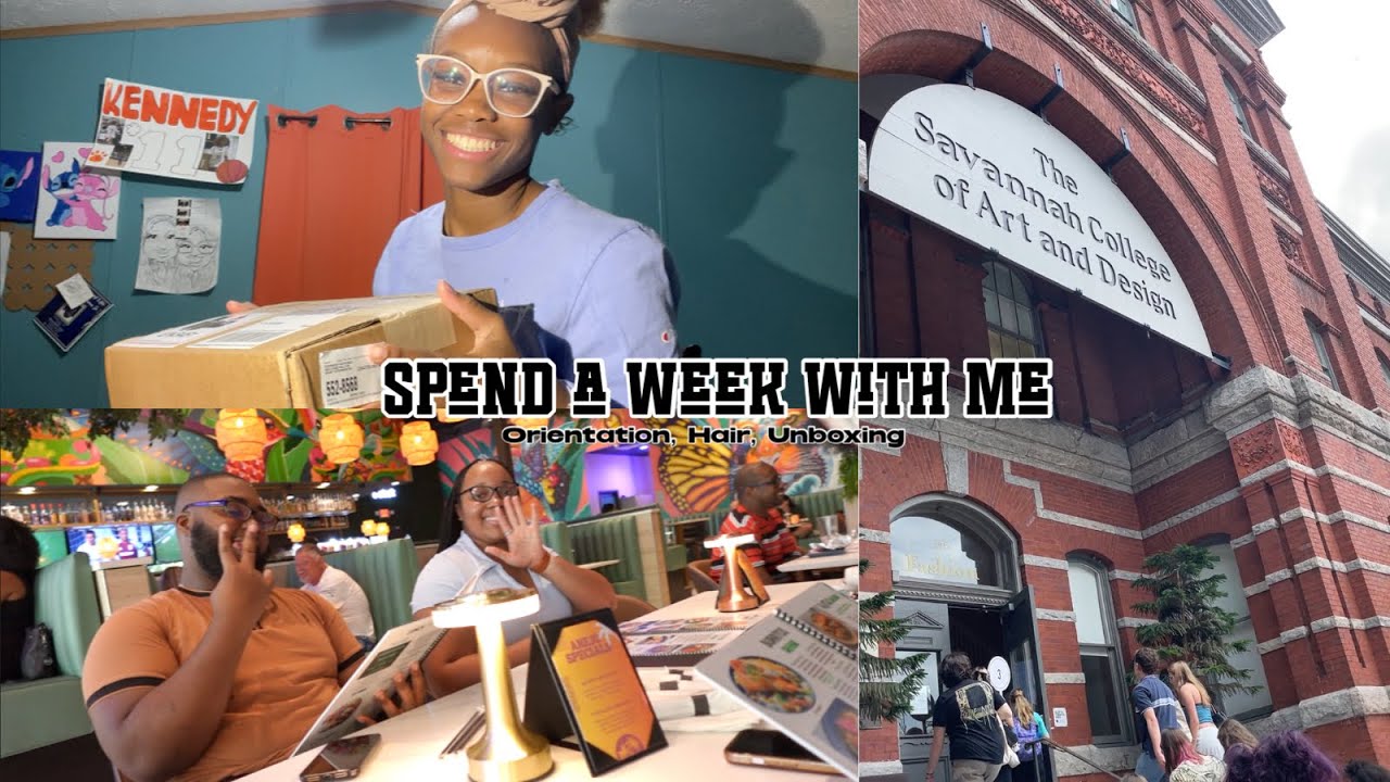 Spend the week with me! SCAD Orientation, and Unboxing Sony ZV-1F