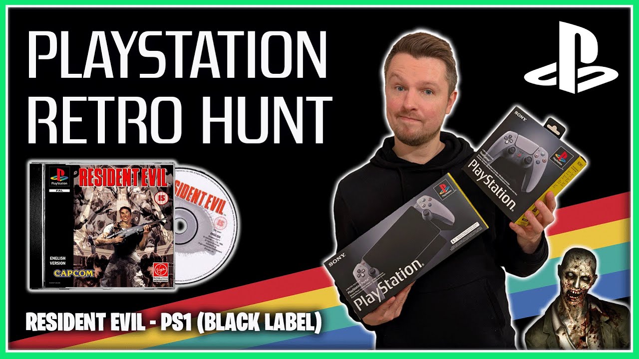 Resident Evil (PS1 - Rare Black Label) - PlayStation Retro Hunt