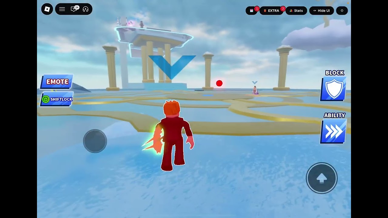 Playing Roblox with my friends pt2 (blade ball)