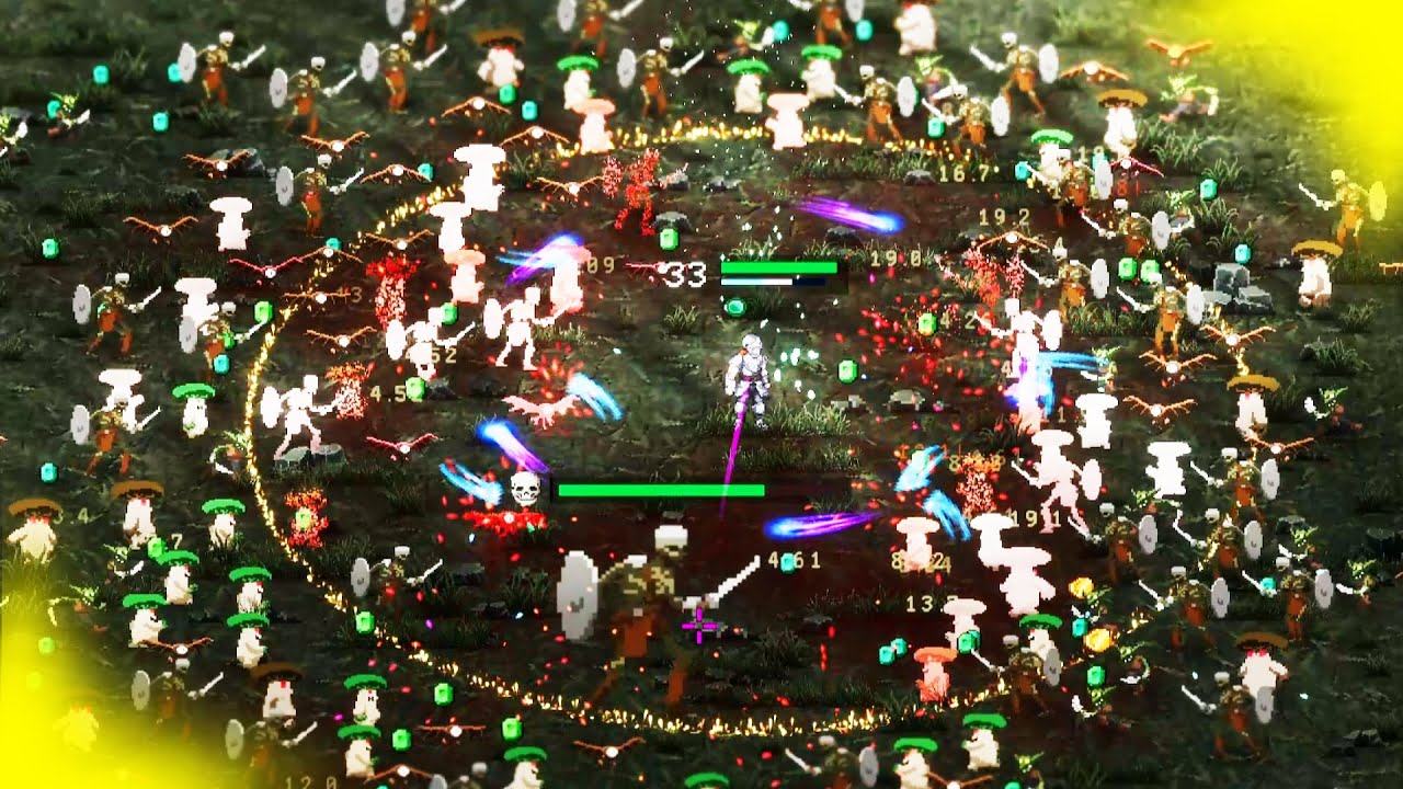 Stage-Based Vampire Survivors Like With A Travel Map | Rogue Genesia