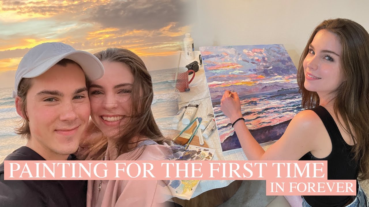 PAINTING FOR THE FIRST TIME IN YEARS | Crafts with Care (vlog)