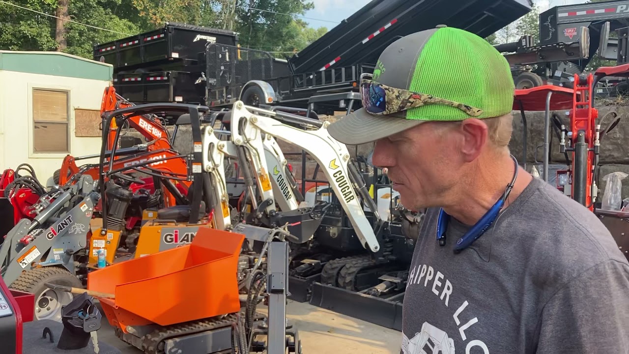 Iron Rhino IR1000 mini skid steer loader walk around and specs comparison to TX1000